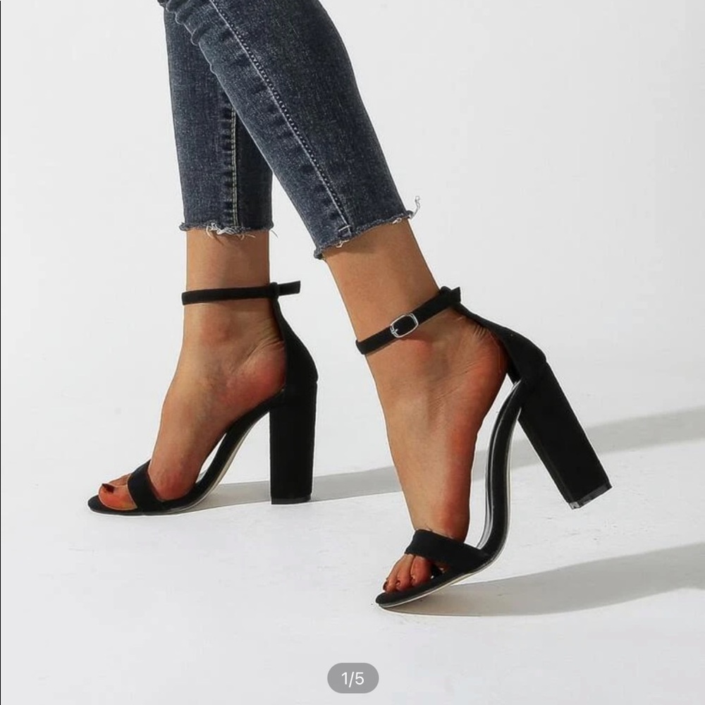 Black heels